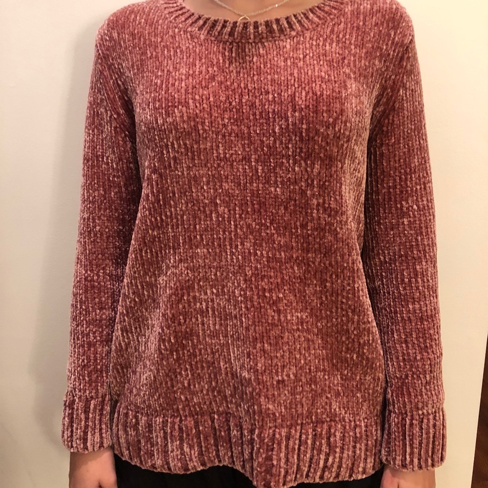 Orvis classic collection chenille sweater.